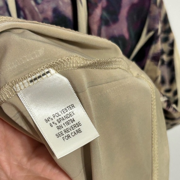 Y2K Vintage Animal Print Boho Beaded Tunic Blouse - Picture 7 of 9